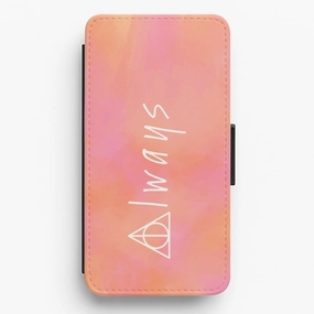 Deathly Always Flip / Wallet Phone Case Comfort Edge Smooth Shield