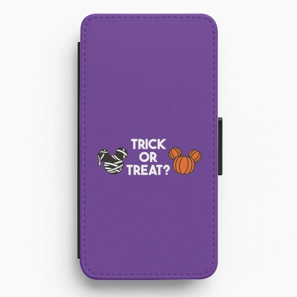Trick Or Treat Mouse Flip / Wallet Phone Case Elegant Texture Light Protection