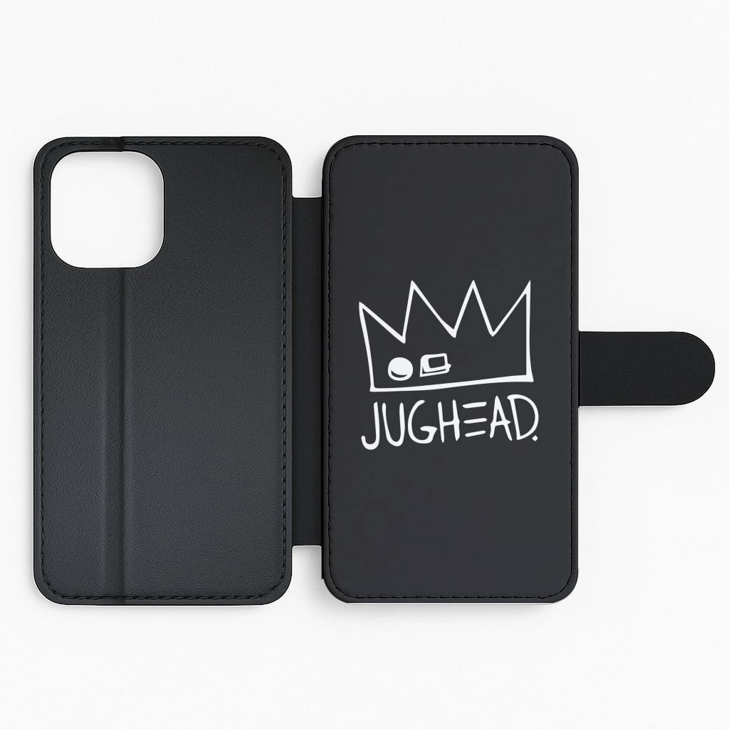 Jughead Jones - Black Riverdale Flip / Wallet Phone Case Flexible Grip Texture
