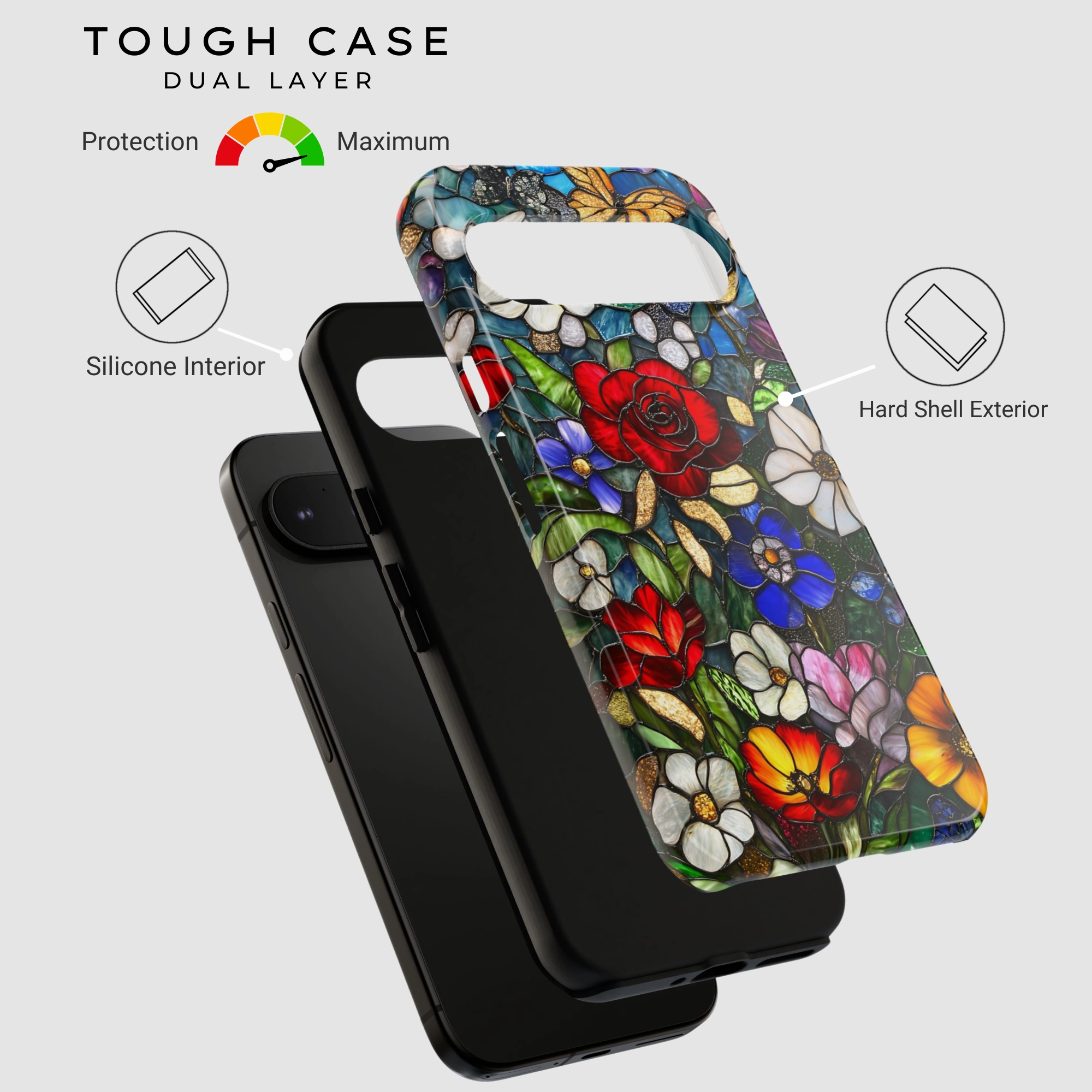 Rosewood Full Coverage Hybrid Pattern