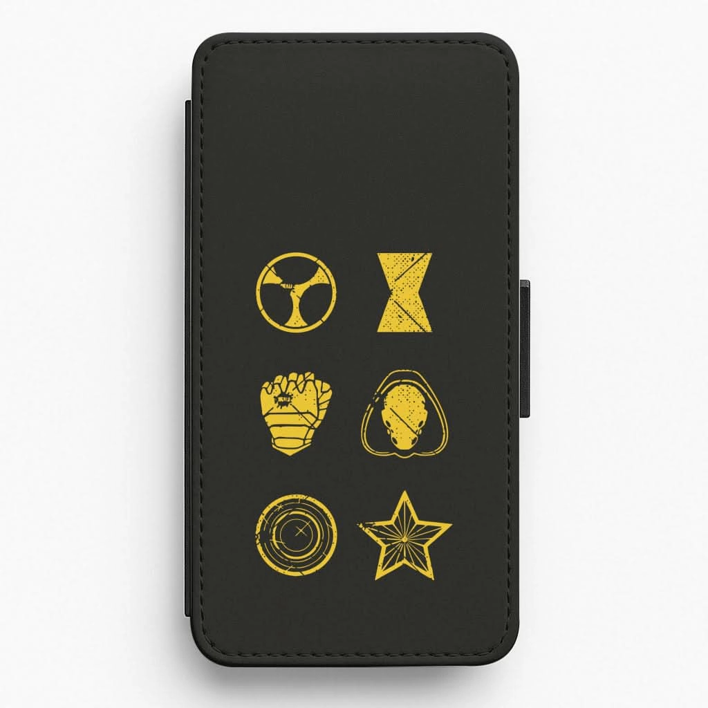 Antihero Symbols Flip / Wallet Phone Case Shock Surface Outdoor Design
