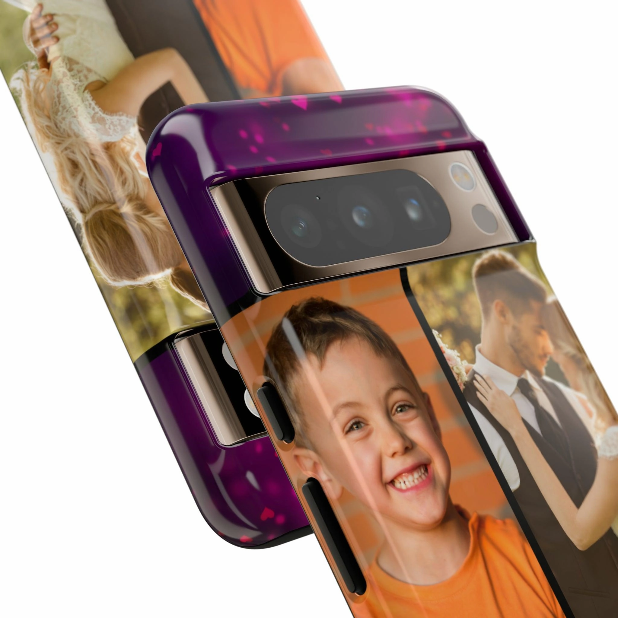 Tough Pixel Collage daily protection Durable Grip