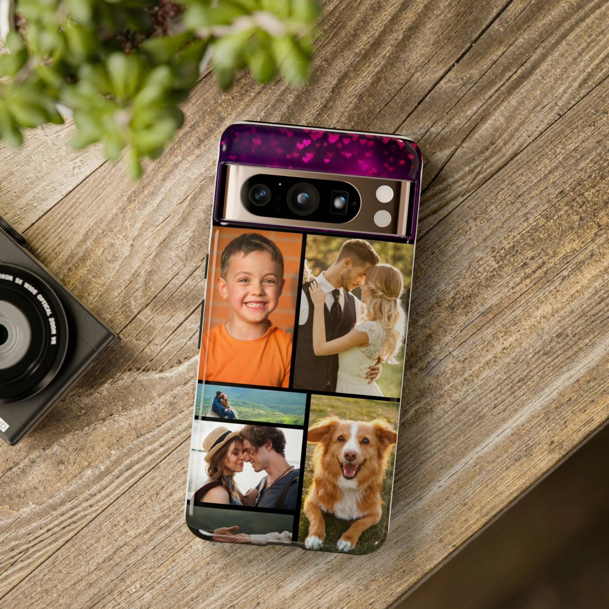 Impact Guard Anti glare Tough Pixel Collage