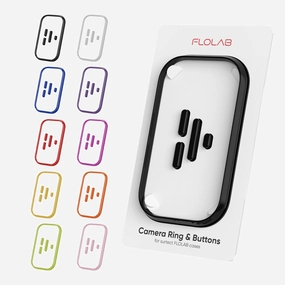 Screen Armor Elite Ultra Plus Screen Armor Ultra Max Plus FLOLAB Camera Ring & Buttons Set for iPhone 17 Surtect Series