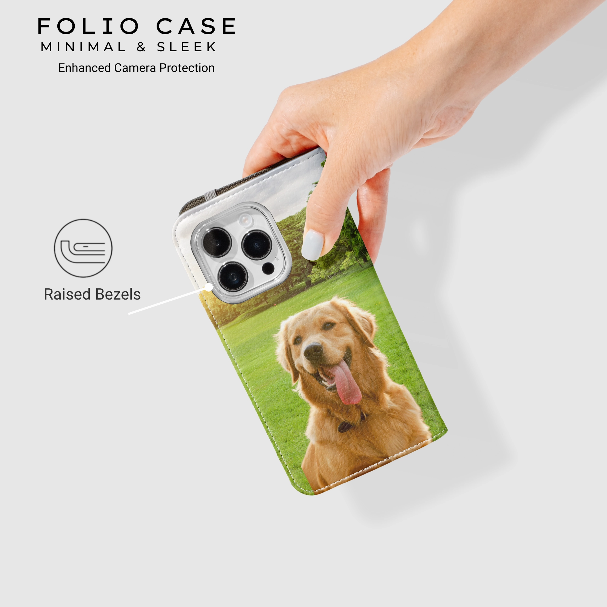 Smooth Pattern Design Personalized Wallet Case