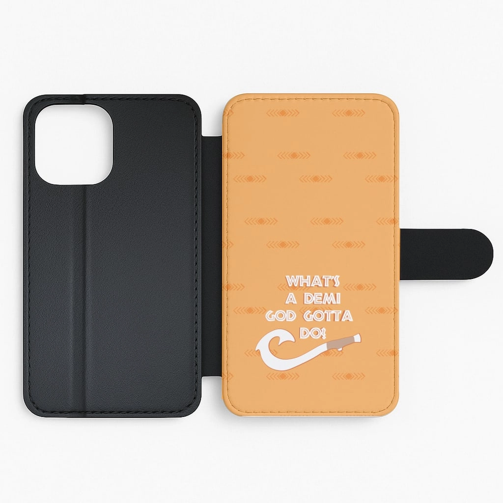 What's A Demi God Flip / Wallet Phone Case Refined Shield