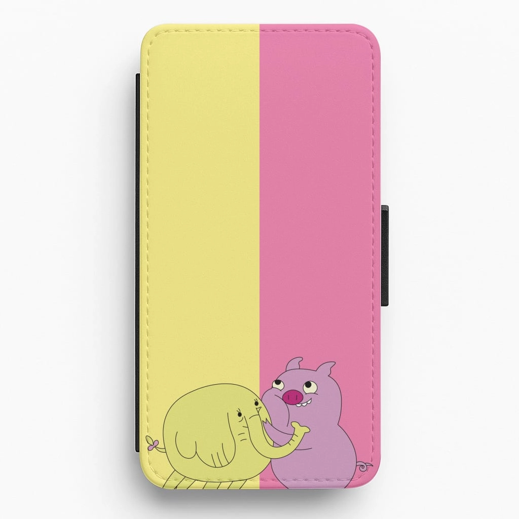 Slim Look Premium Texture Layer Tree Trunks Flip / Wallet Phone Case