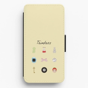 Trinkets Flip / Wallet Phone Case Minimal Style Elegant Edge
