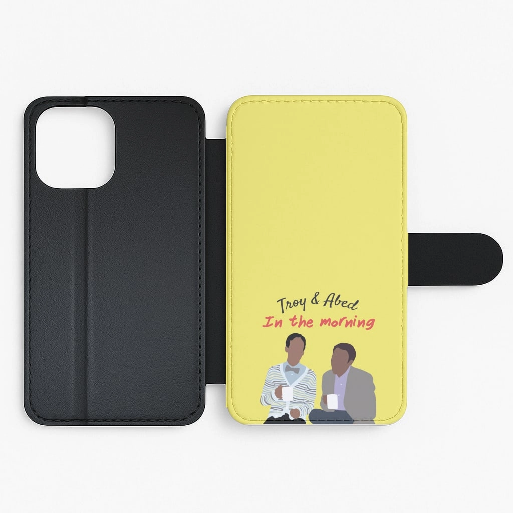 Troy And Abed In The Morning - Community Flip / Wallet Phone Case Fashion Choice Practical Accessory