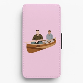 dust protection Two Men In A Boat - Friends Flip / Wallet Phone Case