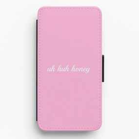 Uh Huh Honey - Kanye West Flip Wallet Phone Case Premium Build Layer