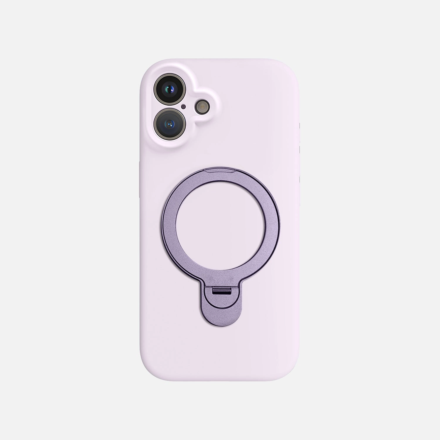 iPhone 16 Silicone Case with Stand Professional Style Protective Form