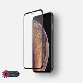 Shatter-Resistant Shield NanoArmour 3D Screen Protector for iPhone X / XS Antimicrobial Edge-to-Edge