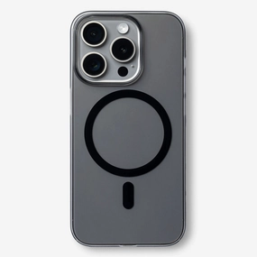 Stylish grip Durable Look Super Thin iPhone 15 Clear Case with MagSafe