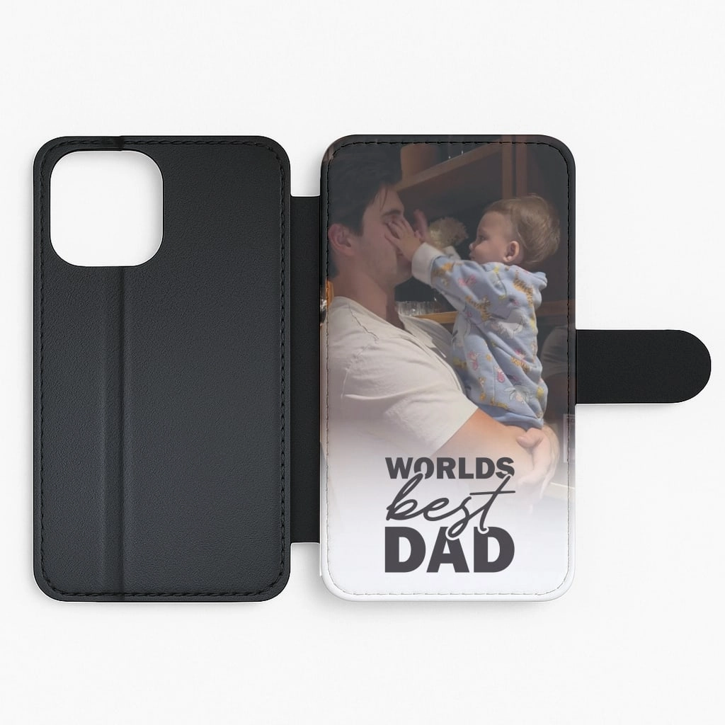 Urban Style World's Best Dad Personalised Flip / Wallet Phone Case
