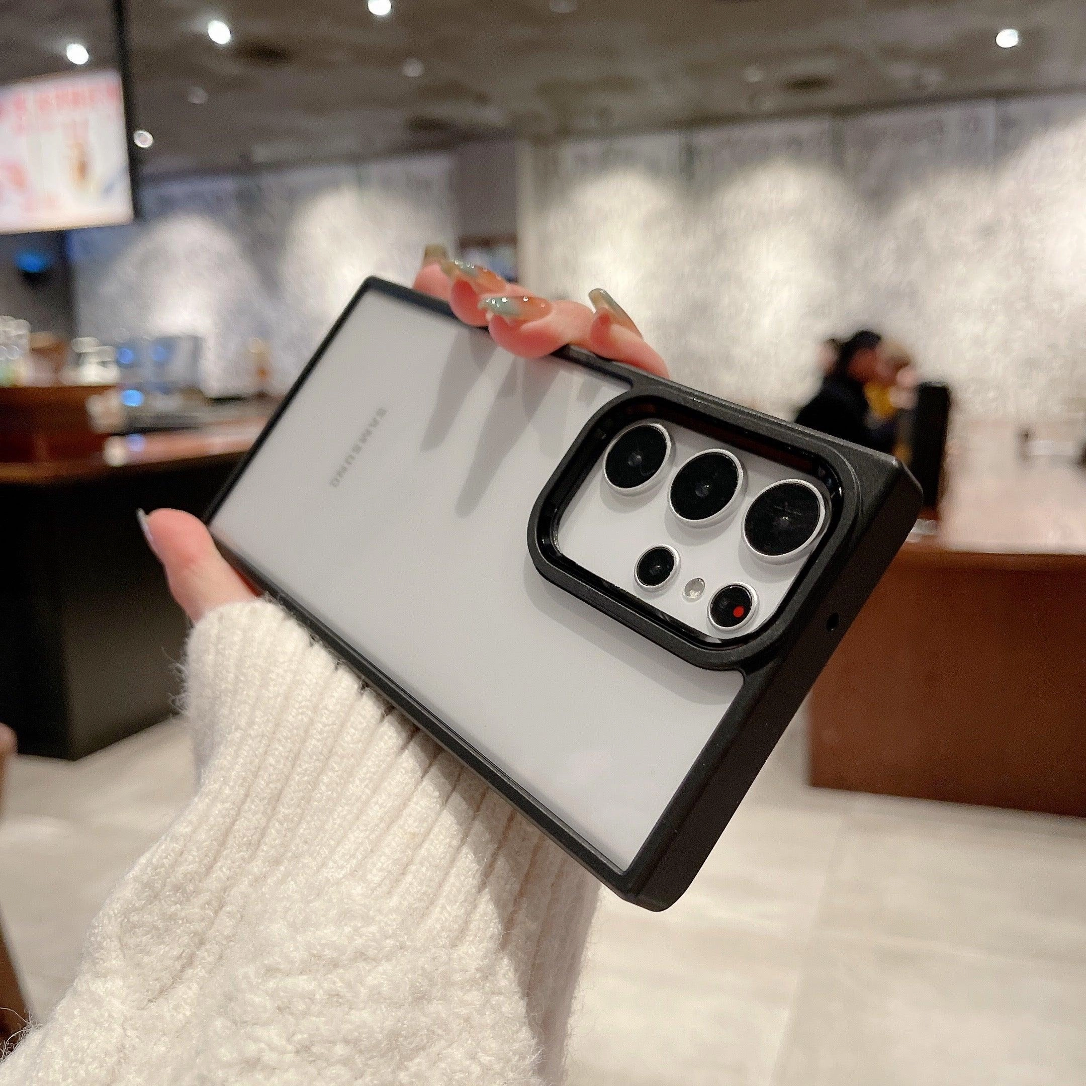 Soft Edge Texture Noir Elegance