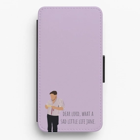Portable Grip Sleek Appearance Sad Little Life Jane - British Pop Culture Flip / Wallet Phone Case