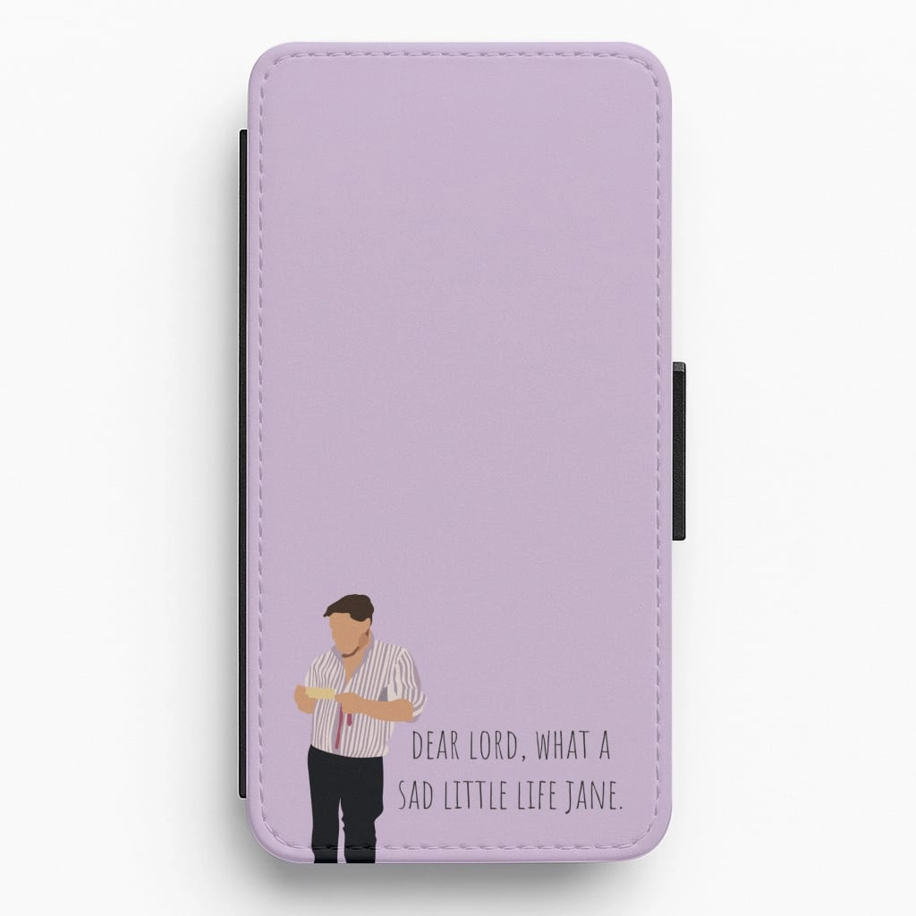 Portable Grip Sleek Appearance Sad Little Life Jane - British Pop Culture Flip / Wallet Phone Case