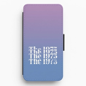Title - The 1975 Flip / Wallet Phone Case Hybrid Pattern Texture