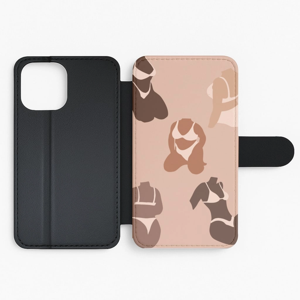 simple design Stylish Touch Undewear Flip / Wallet Phone Case