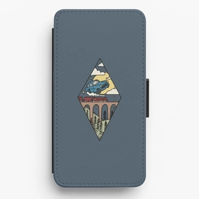 Flying Car Flip / Wallet Phone Case Functional Design