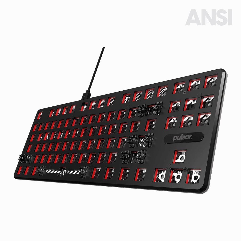 Desk Organization Custom Plate [ANSI] PCMK TKL Mechanical Gaming Keyboard