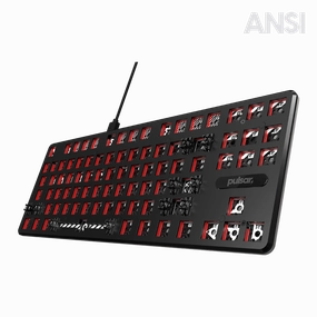 Desk Organization Custom Plate [ANSI] PCMK TKL Mechanical Gaming Keyboard