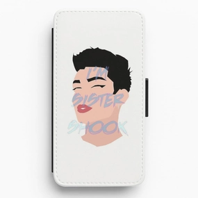 I'm Sister Shook - James Charles Flip / Wallet Phone Case Fashionable Texture Soft Material