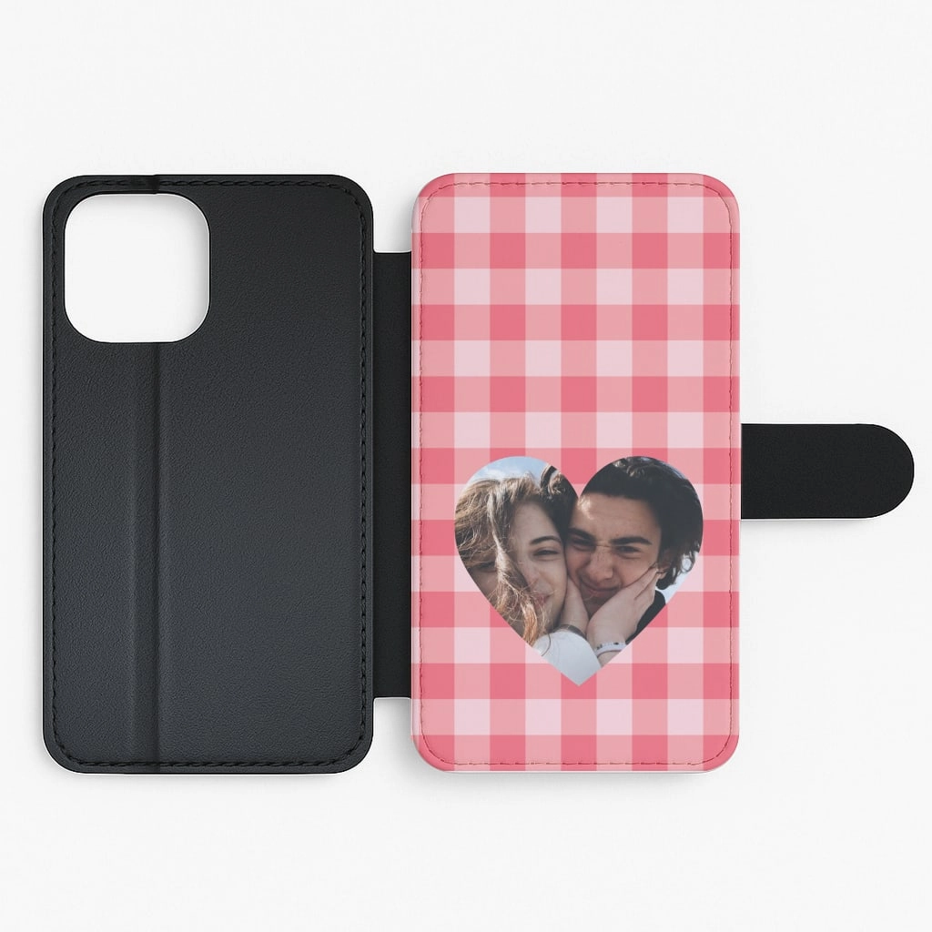 Sleek Form Valentine's Heart Flip / Wallet Phone Case