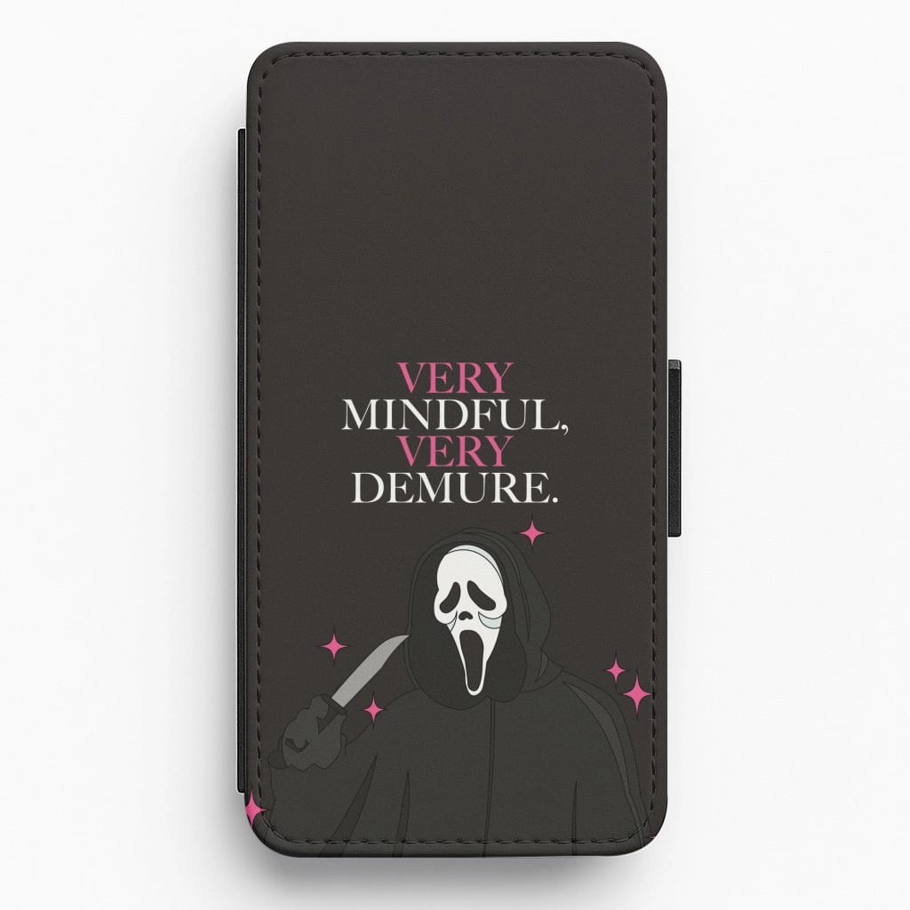Minimal Touch Very Mindful, Very Demure Flip / Wallet Phone Case