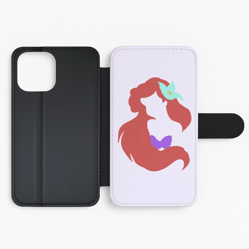 Color Gradient Hybrid Material Ariel Flip / Wallet Phone Case