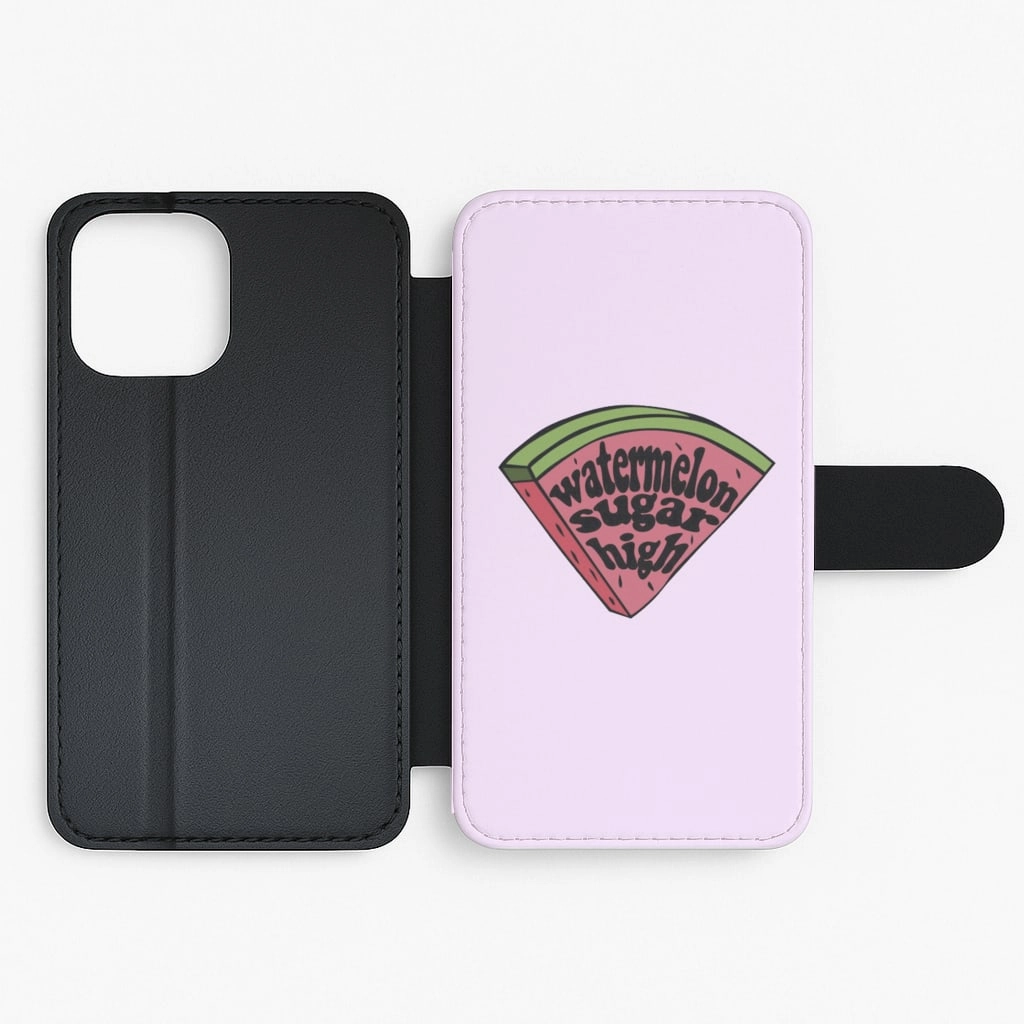 Watermelon Sugar High - Harry Flip / Wallet Phone Case Premium Texture Design