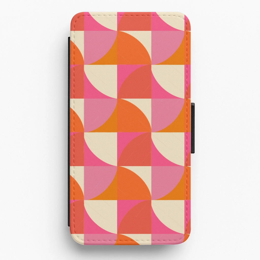 Wavy Abstract  Flip / Wallet Phone Case Soft Texture