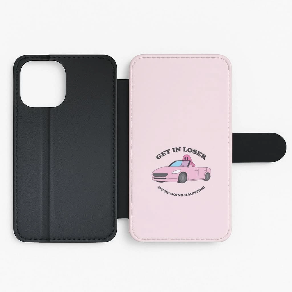 We're Going Haunting  Flip / Wallet Phone Case Non Slip Smooth Feel