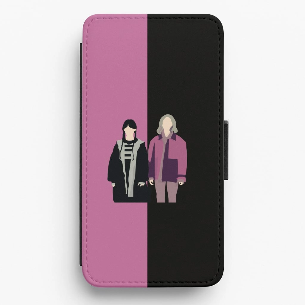 Wednesday And Wednesday Flip / Wallet Phone Case Stylish Aesthetic Shock Absorbing