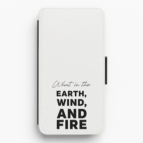 What In The Earth, Wind And Fire Flip / Wallet Phone Case Outdoor Adventure Sport Inspired