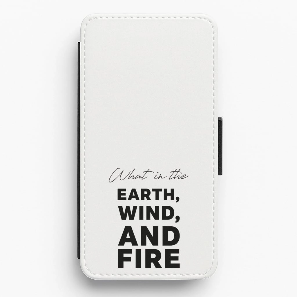 What In The Earth, Wind And Fire Flip / Wallet Phone Case Outdoor Adventure Sport Inspired
