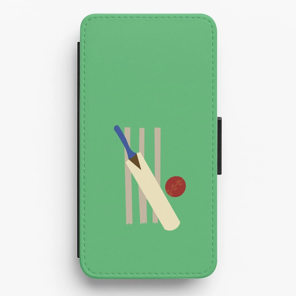 Premium Form Soft coating Wickets - Cricket Flip / Wallet Phone Case