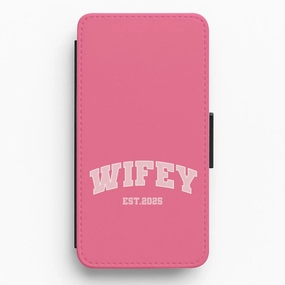 Wifey 2025 Flip / Wallet Phone Case Matte Coating Vivid Finish
