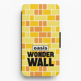 High-End Detail Wonder Wall Pattern Flip / Wallet Phone Case