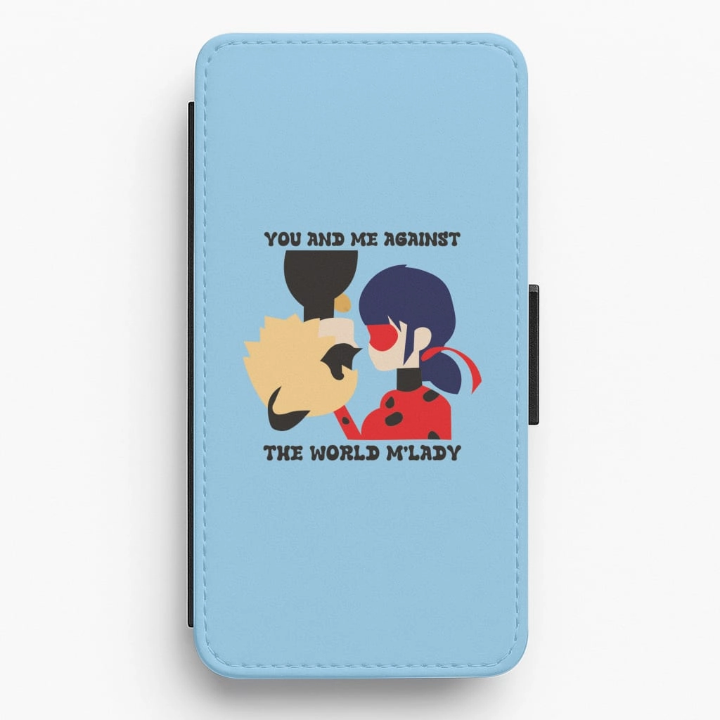 You And Me Against The World M'lady Flip / Wallet Phone Case Stylish Choice