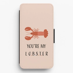 Stylish Edge You're My Lobster Flip / Wallet Phone Case