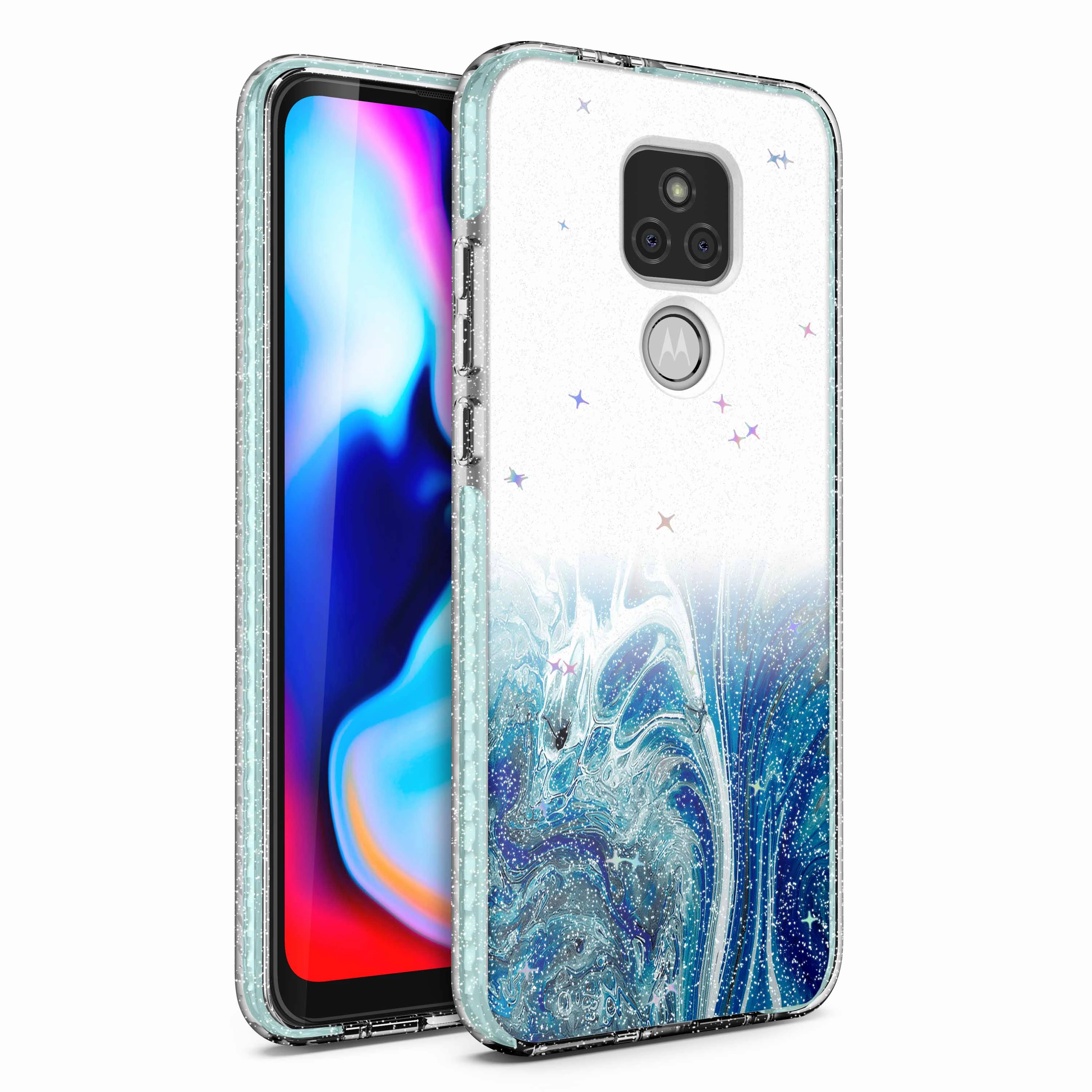 Ergonomic Feel Refined Style ZIZO DIVINE Series Moto G Play (2021) Case - Arctic