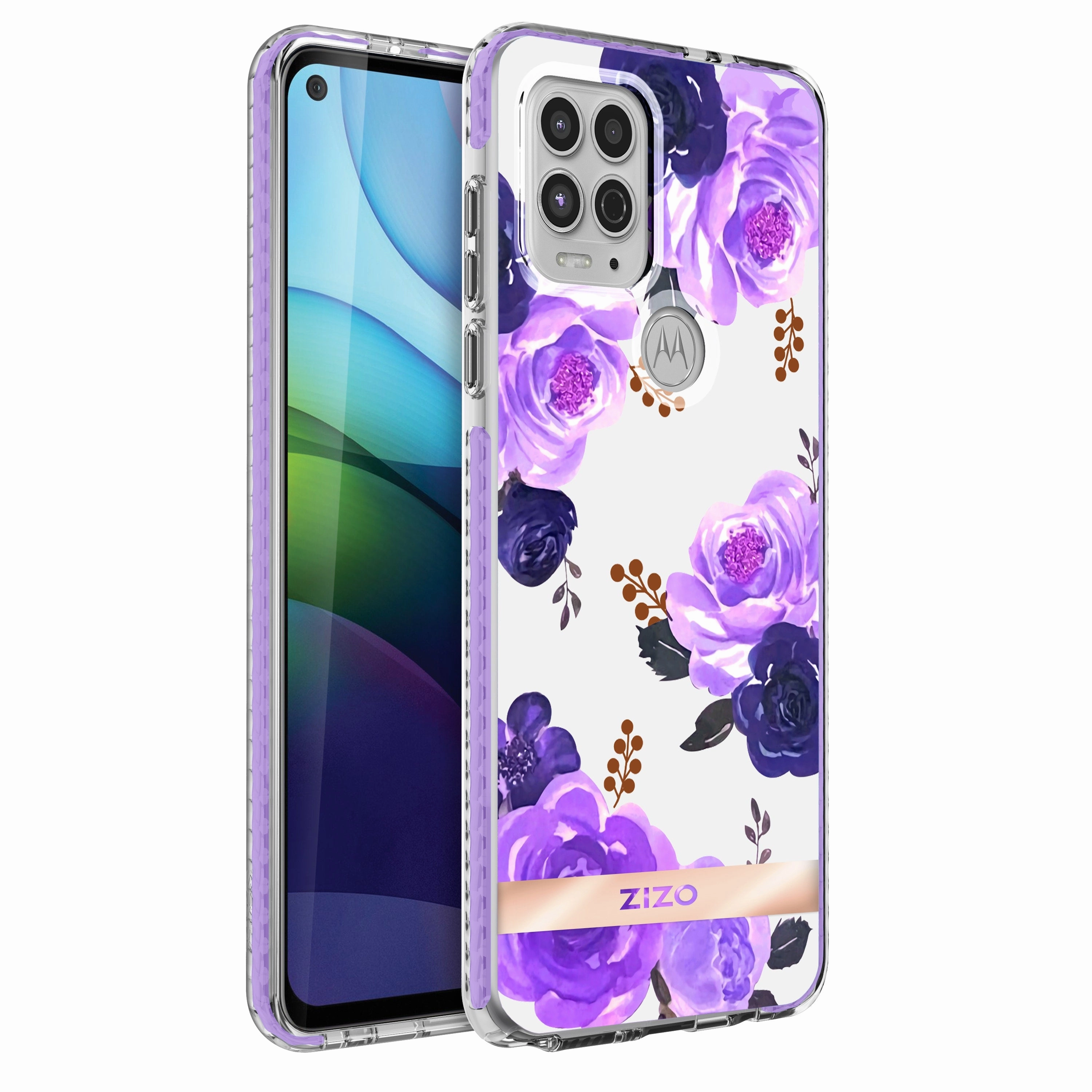 ZIZO DIVINE Series Moto G Stylus 5G (2021) Case - Nightshade Clear Back Premium Surface