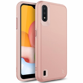 ZIZO DIVISION Series Galaxy A01 Case - Rose Gold Gradient Finish Gloss Finish