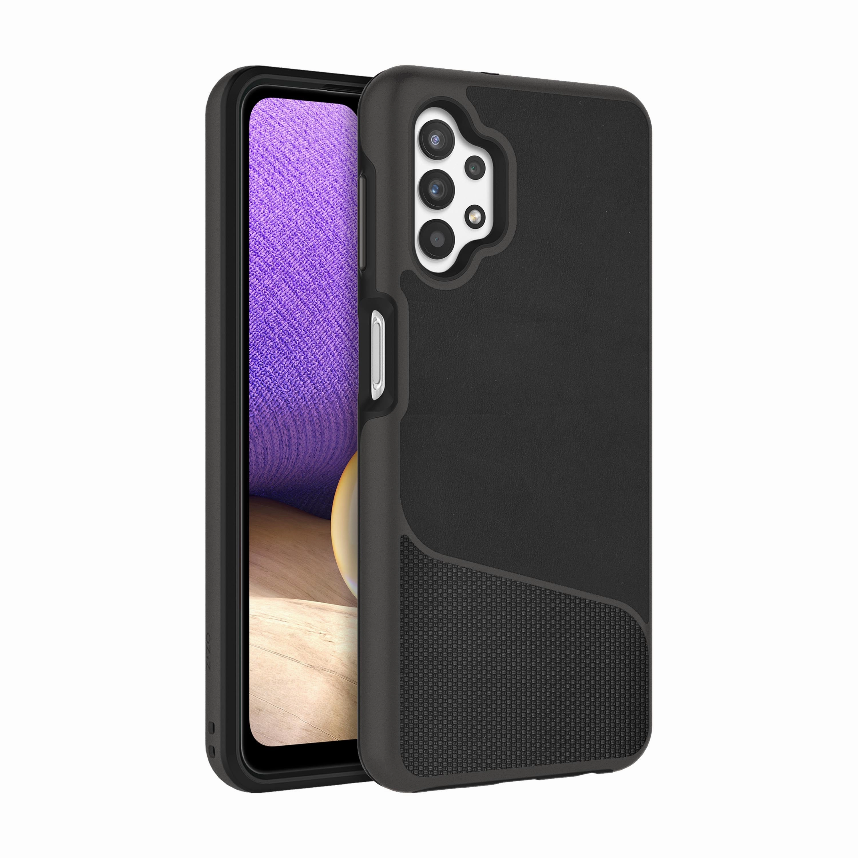 ZIZO DIVISION Series Galaxy A32 5G Case - Nylon Black Modern Edge Minimal Edge Design