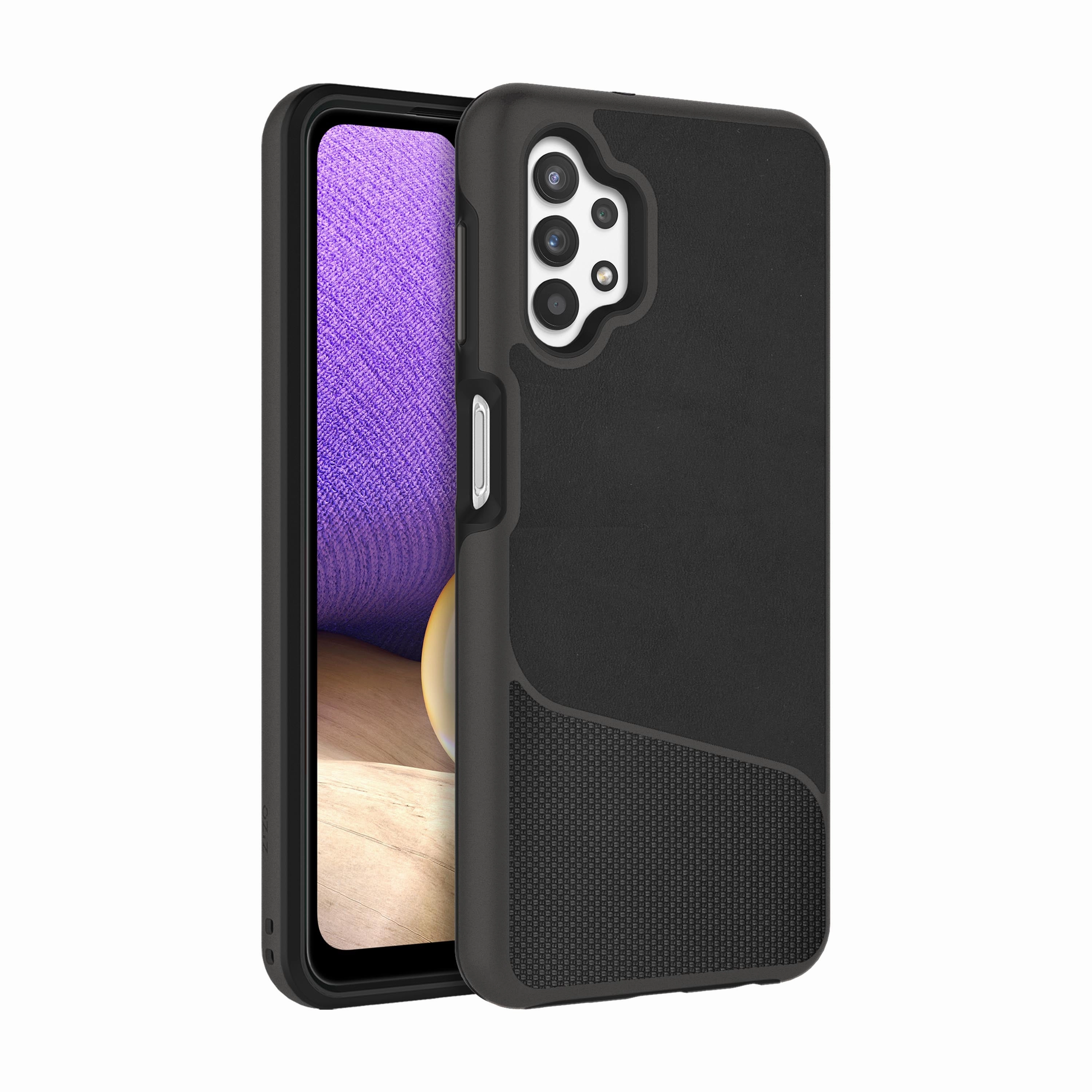 Clear Back ZIZO DIVISION Series Galaxy A32 5G Case - Nylon Black