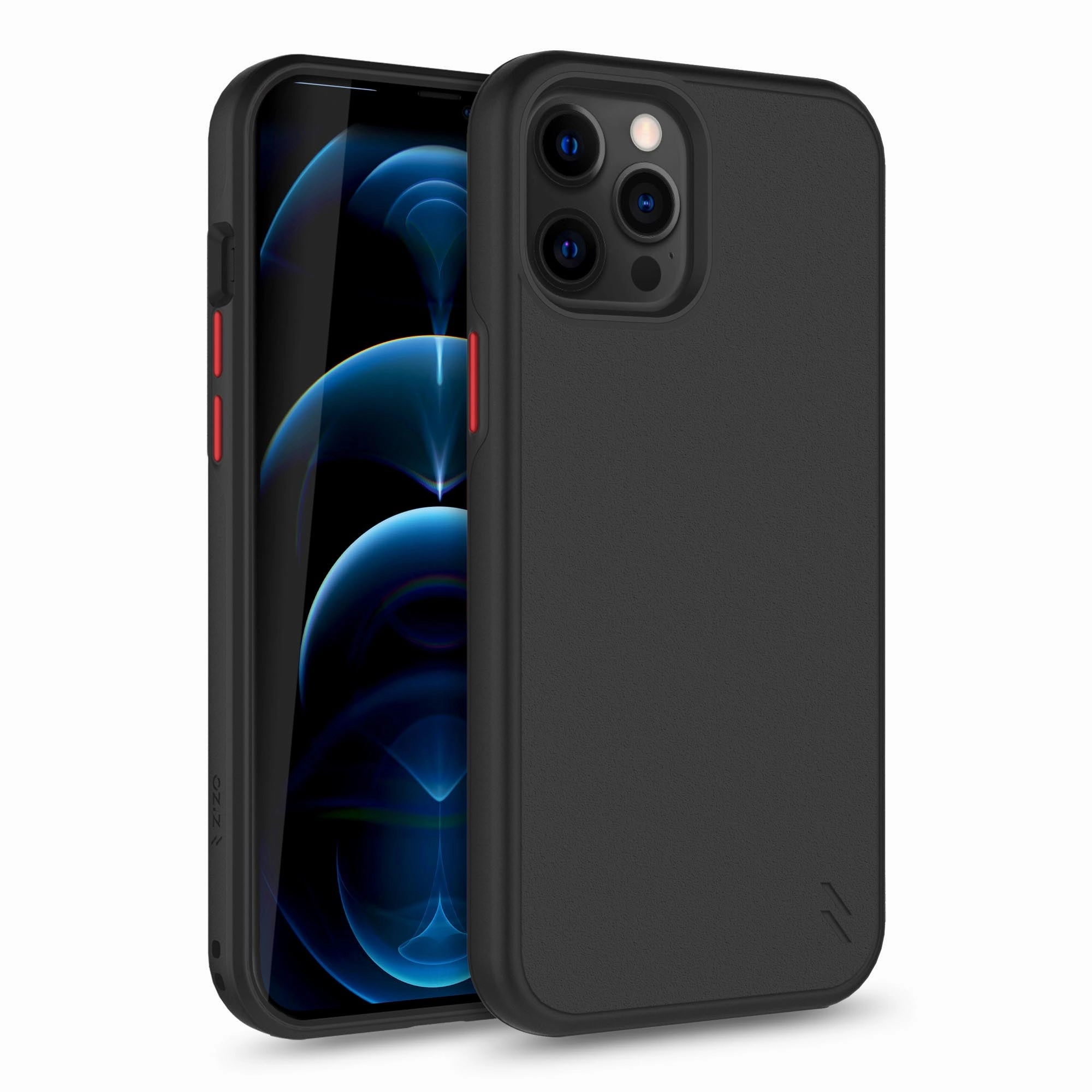 Rugged Detail Layer ZIZO DIVISION Series iPhone 12 Pro Max Case - Black