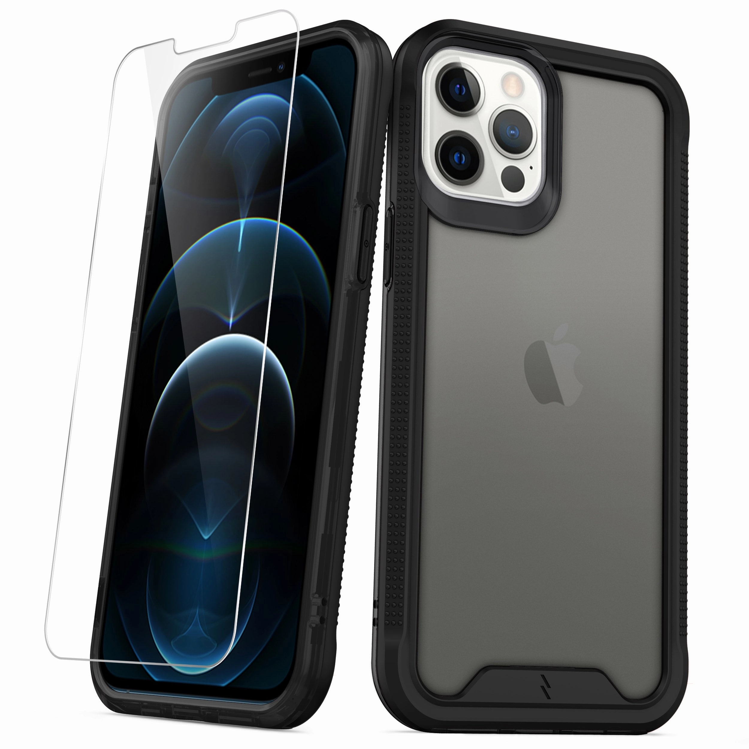 ZIZO ION Series iPhone 12 Pro Max Case - Black & Smoke Durable Frame