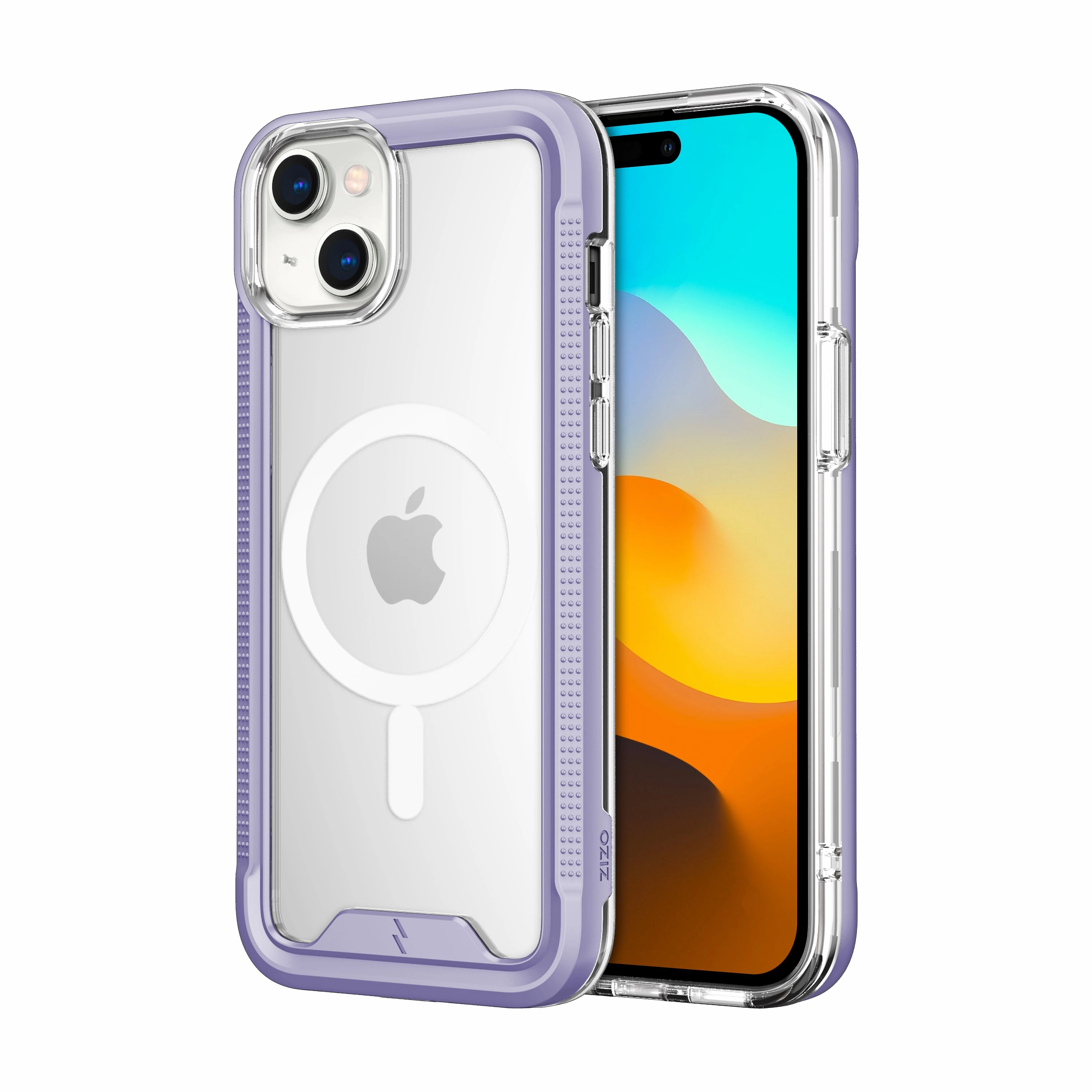 ZIZO ION Series with Magsafe iPhone 15 Case - Purple Soft coating